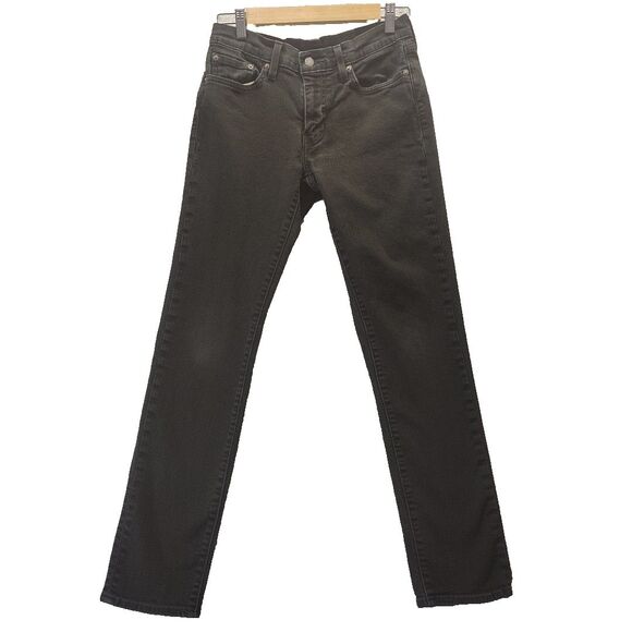 Levis 511 Premium Jeans Mens 29x32 Faded Black Slim Straight Leg Denim Pants - Picture 1 of 12